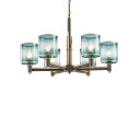 Loft Industry Modern - Elis Blue Chandelier